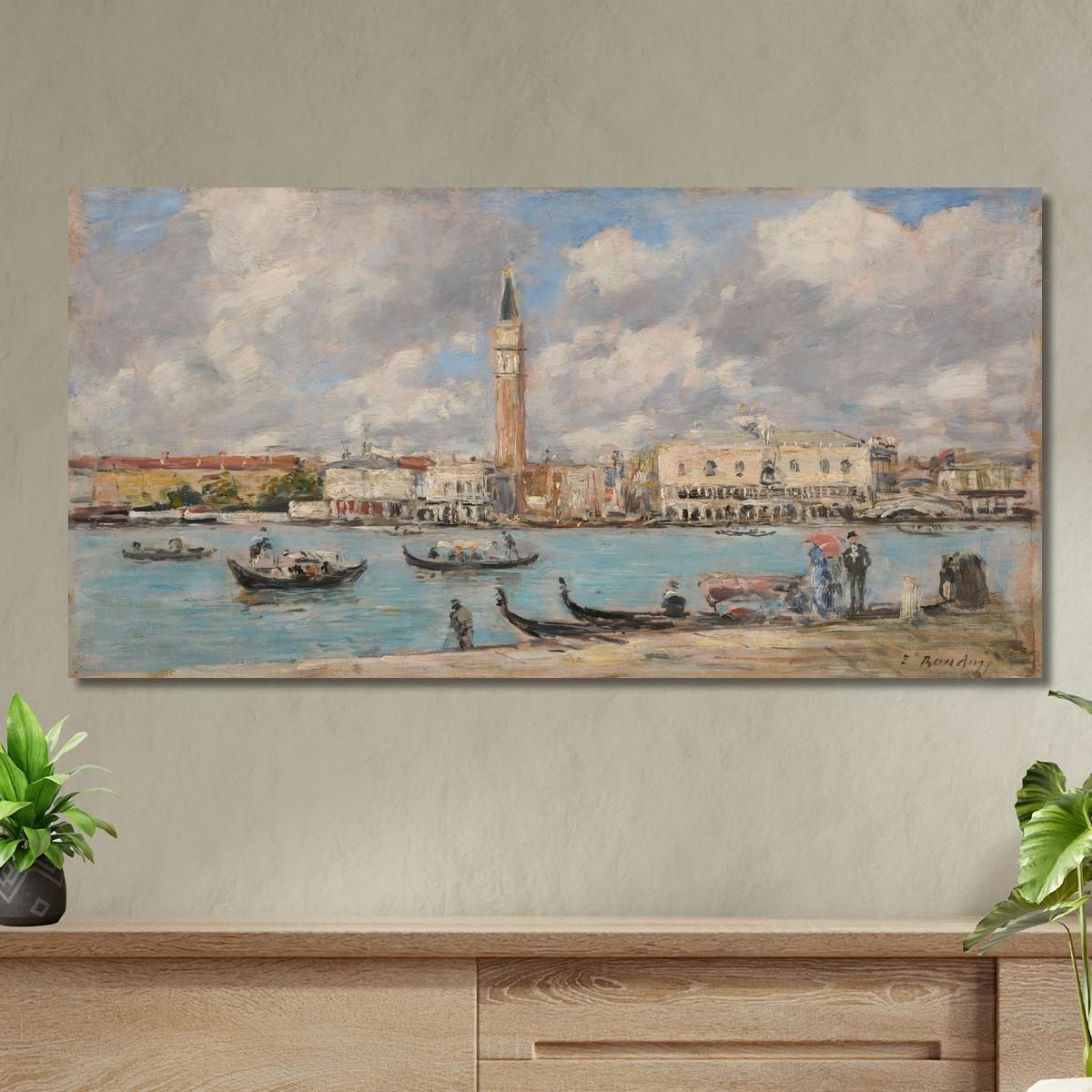 Venice. San Giorgio Eugène Boudin ebd173 canvas print 