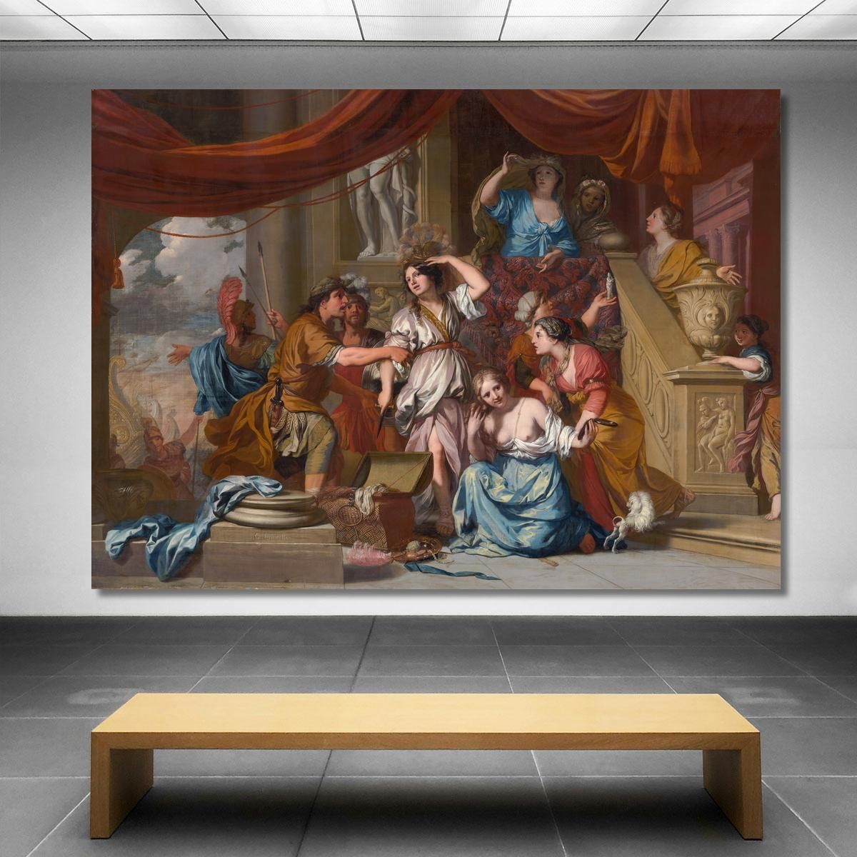 Achilles Discovered Among The Daughters Of Lycomedes Gerard de Lairesse gdl2 canvas print 