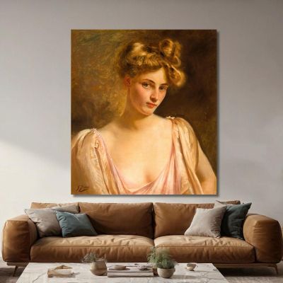 A Blonde Beauty Gustave Jean Jacquet gjj1 canvas print 