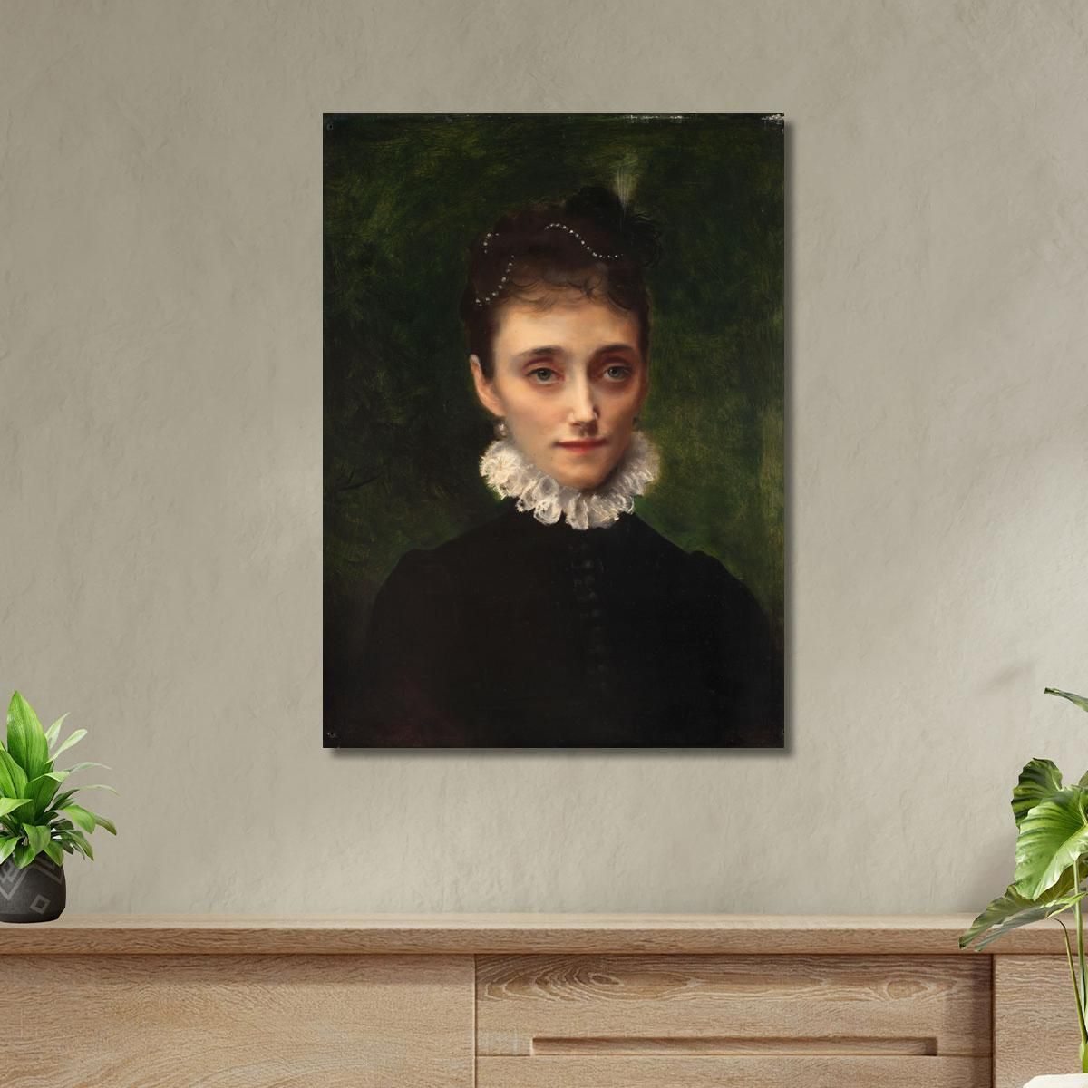 La Duchesse De Talleyrand-Périgord Gustave Jean Jacquet gjj15 canvas print 