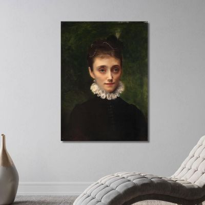 La Duchesse De Talleyrand-Périgord Gustave Jean Jacquet gjj15 canvas print 