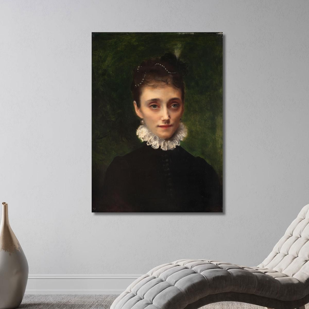 La Duchesse De Talleyrand-Périgord Gustave Jean Jacquet gjj15 canvas print 