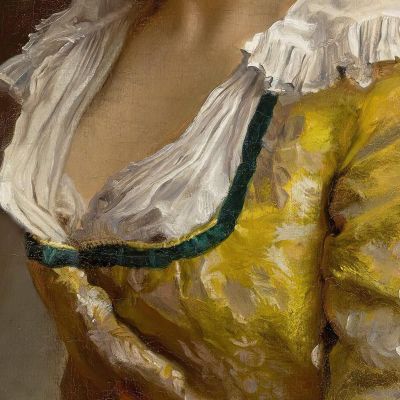 Portrait Of An Artist Gustave Jean Jacquet gjj20 canvas print