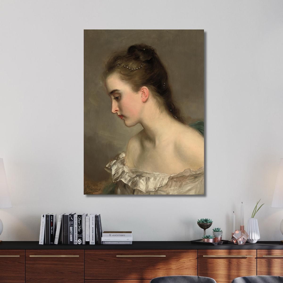 The Debutant Gustave Jean Jacquet gjj22 canvas print 