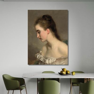 The Debutant Gustave Jean Jacquet gjj22 canvas print 