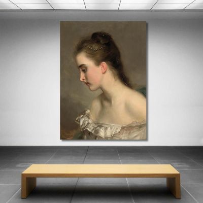 The Debutant Gustave Jean Jacquet gjj22 canvas print 