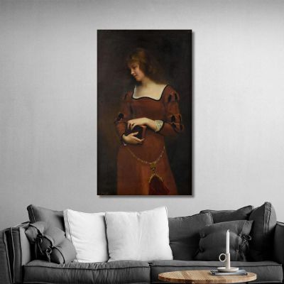 Wistful Thought Gustave Jean Jacquet gjj25 canvas print 