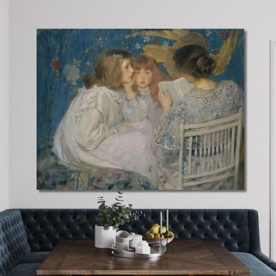 Jungle Tales (Contes De La Jungle) James Jebusa Shannon jjs8 canvas print 