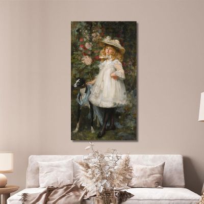 Portrait Of A Girl James Jebusa Shannon jjs20 canvas print 