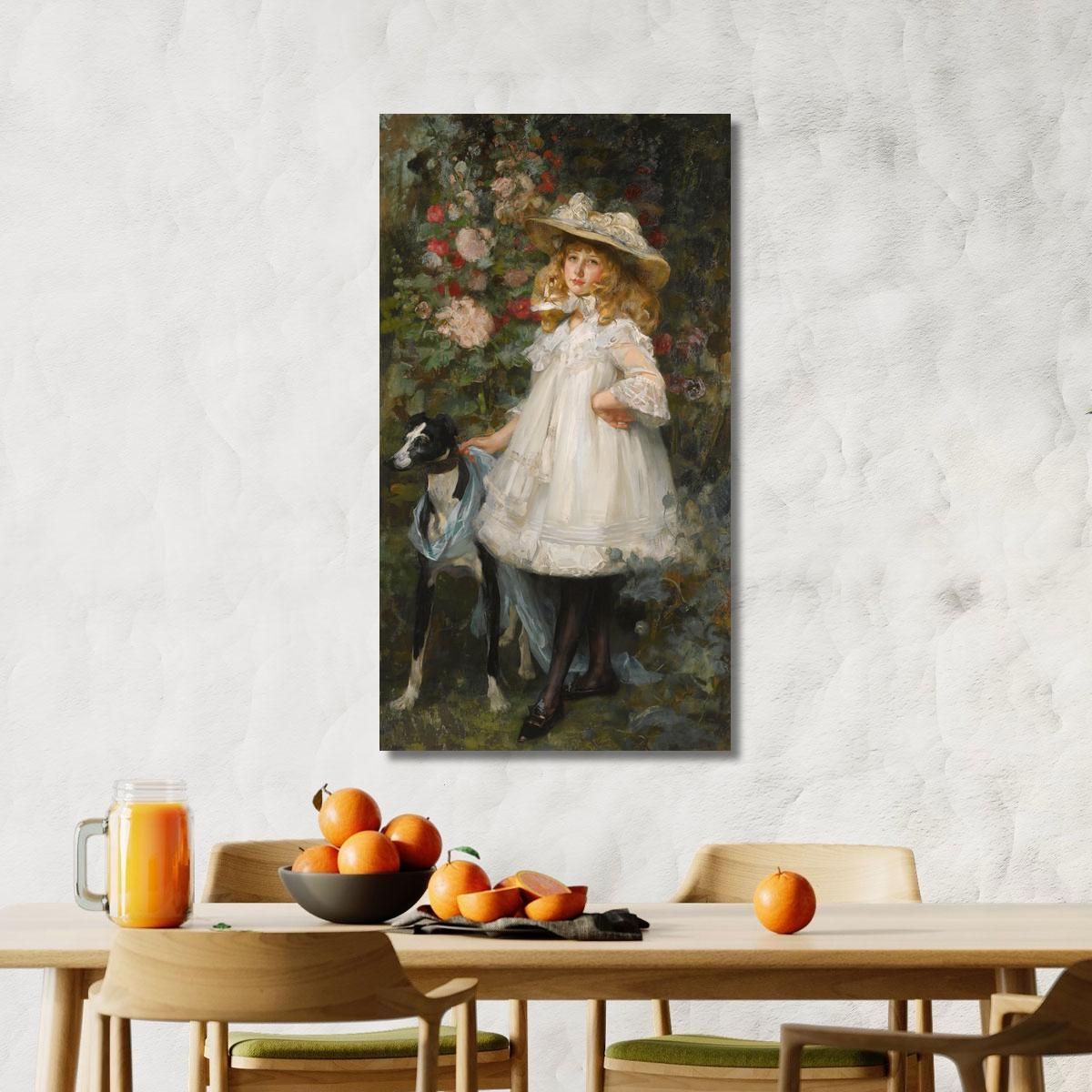 Portrait Of A Girl James Jebusa Shannon jjs20 canvas print 