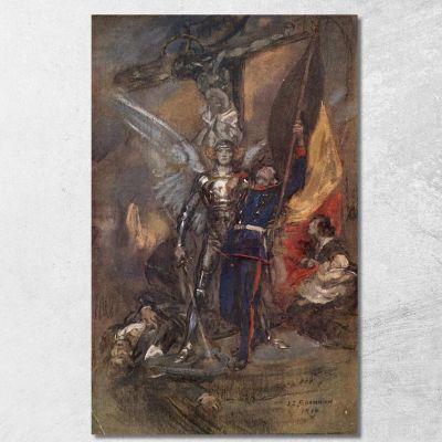 St. Michael Of Belgium James Jebusa Shannon jjs34 canvas print 