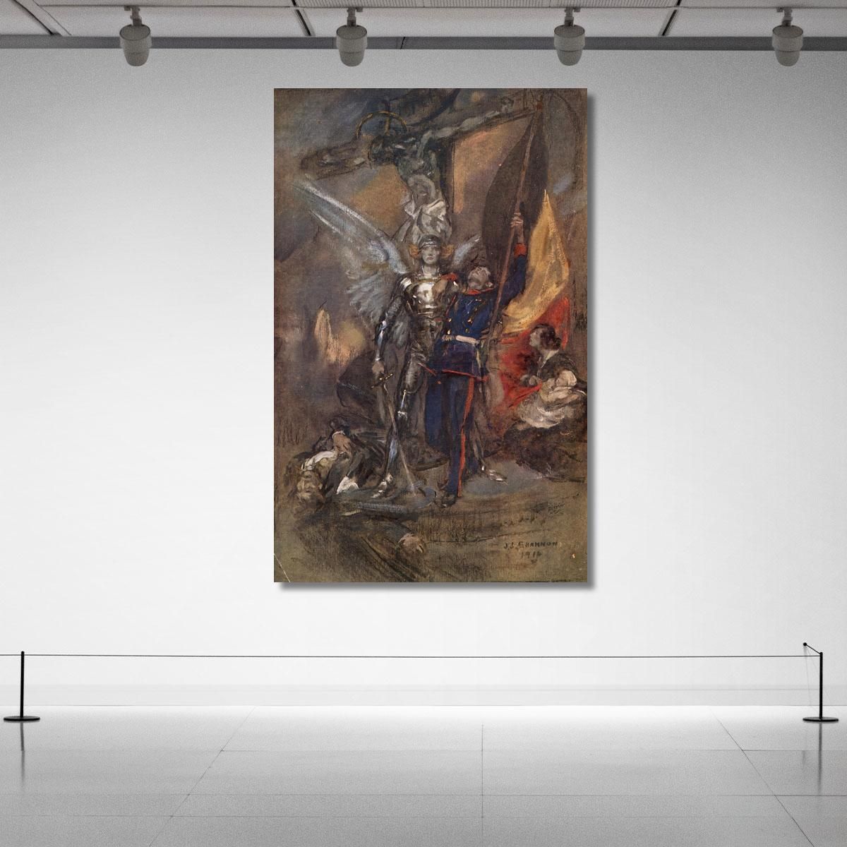 St. Michael Of Belgium James Jebusa Shannon jjs34 canvas print 