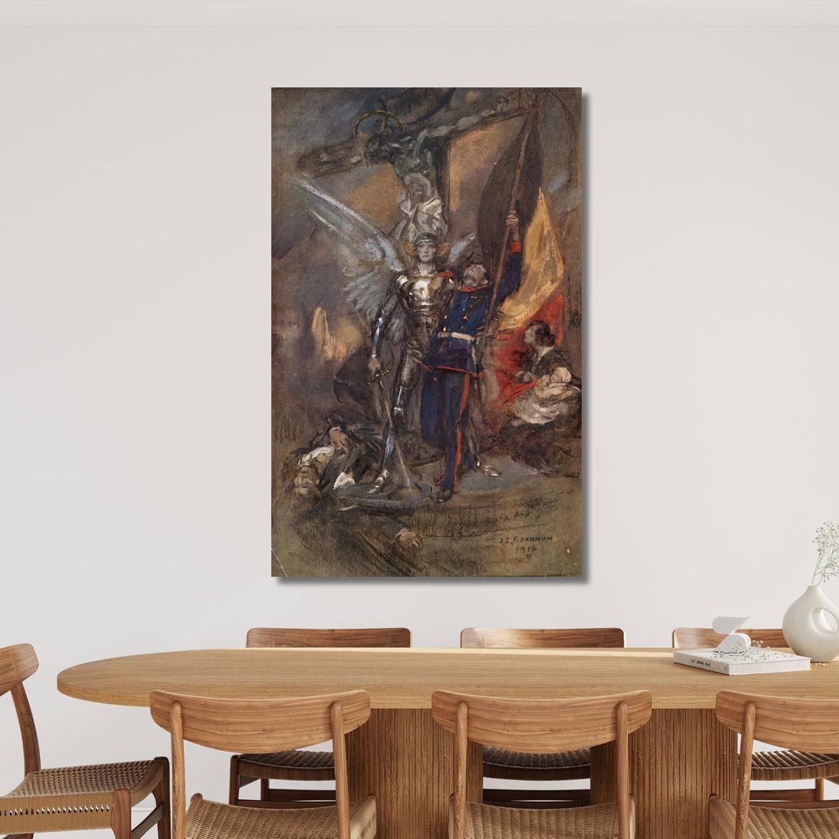 St. Michael Of Belgium James Jebusa Shannon jjs34 canvas print 