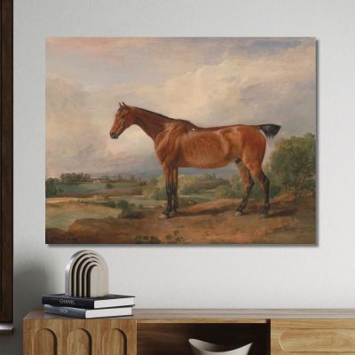 A Hunter In A Landscape James Ward jwr4 canvas print 