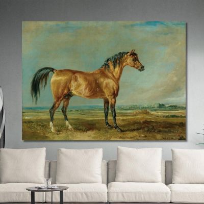The Marquess Of Londonderry'S Arabian Stallion In A Landscape James Ward jwr40 canvas print 