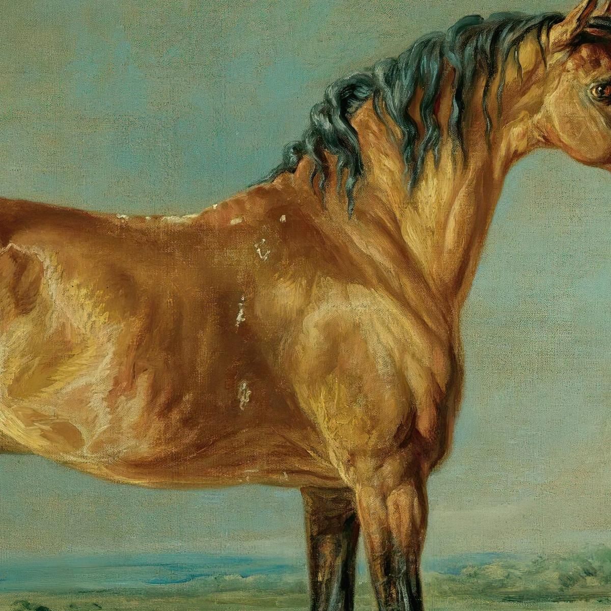 The Marquess Of Londonderry'S Arabian Stallion In A Landscape James Ward jwr40 canvas print