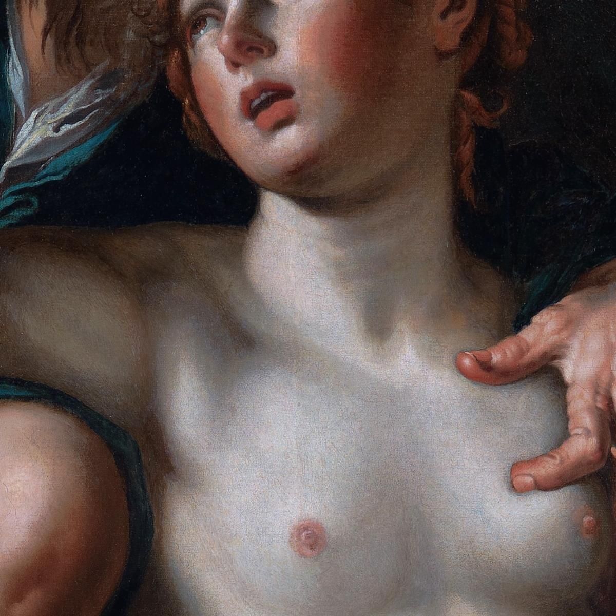 Lot And His Daughters Joachim Wtewael jwl8 canvas print