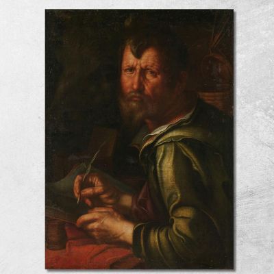The Evangelist Saint Luke Joachim Wtewael jwl20 canvas print 