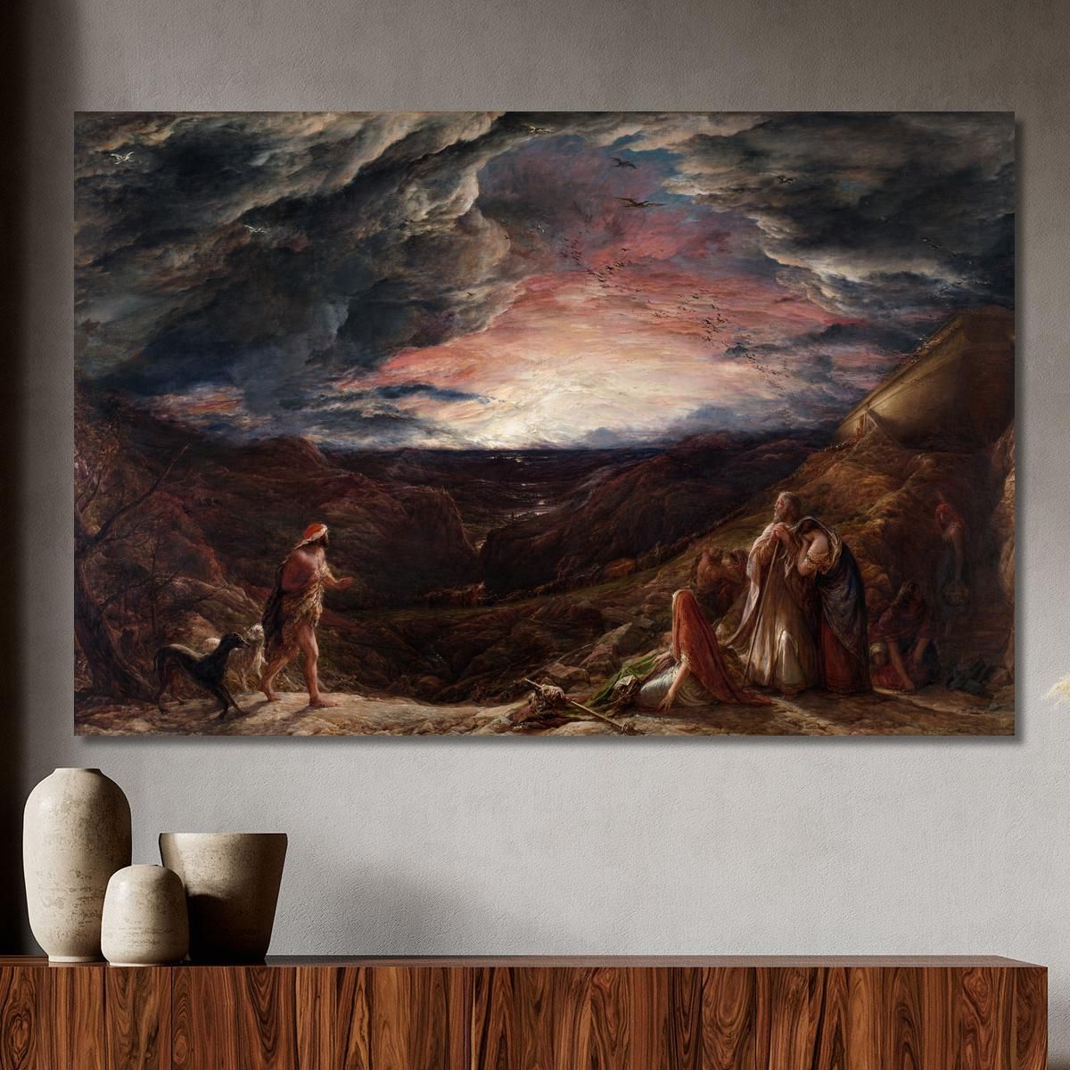 Noah The Eve Of The Deluge John Linnell jln22 canvas print 