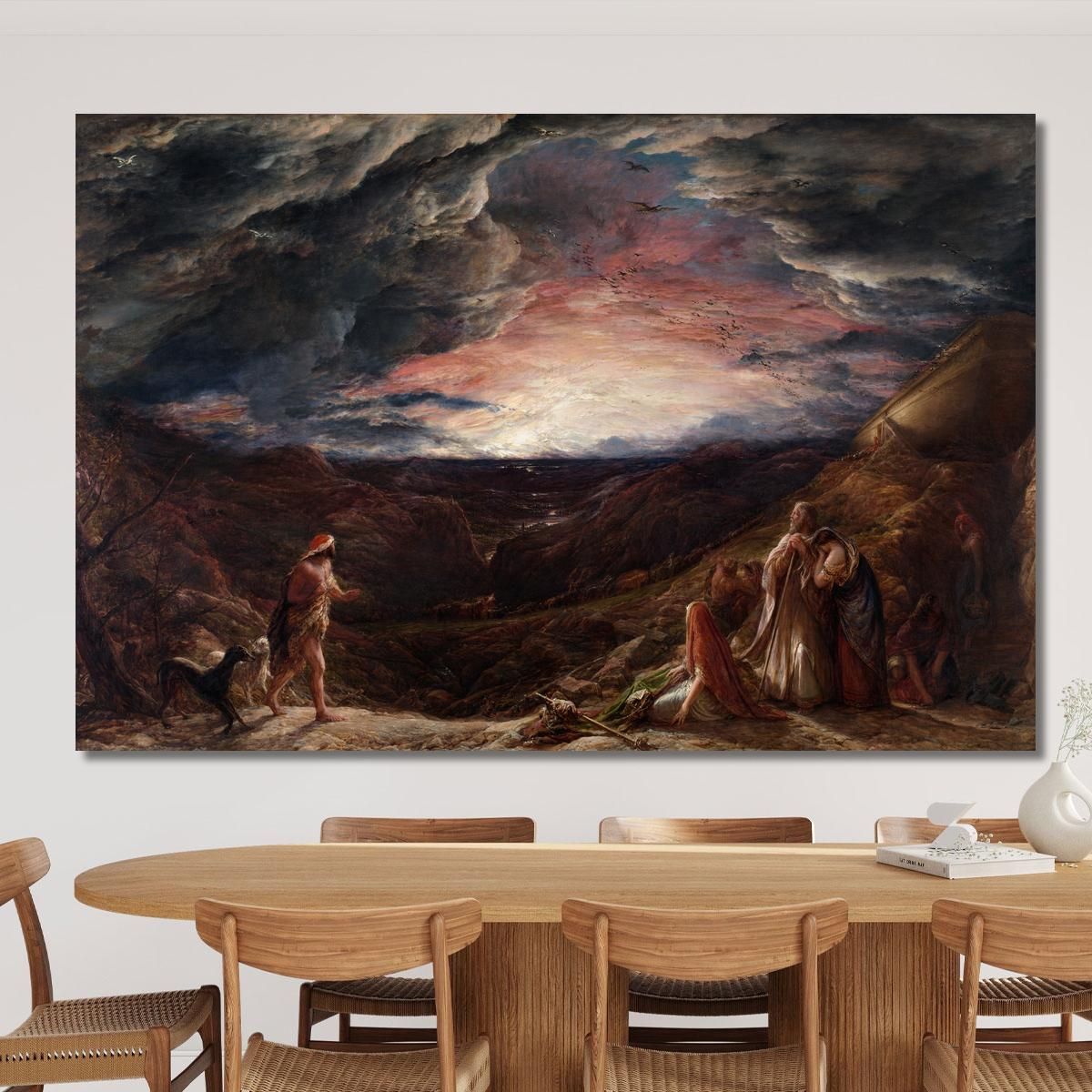 Noah The Eve Of The Deluge John Linnell jln22 canvas print 