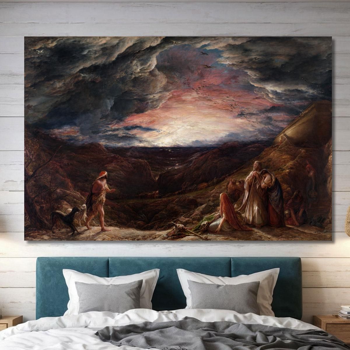 Noah The Eve Of The Deluge John Linnell jln22 canvas print 