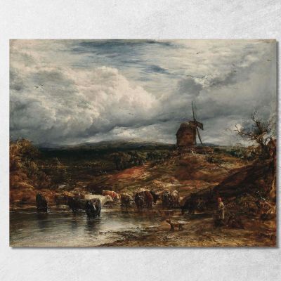 The Windmill John Linnell jln31 canvas print 