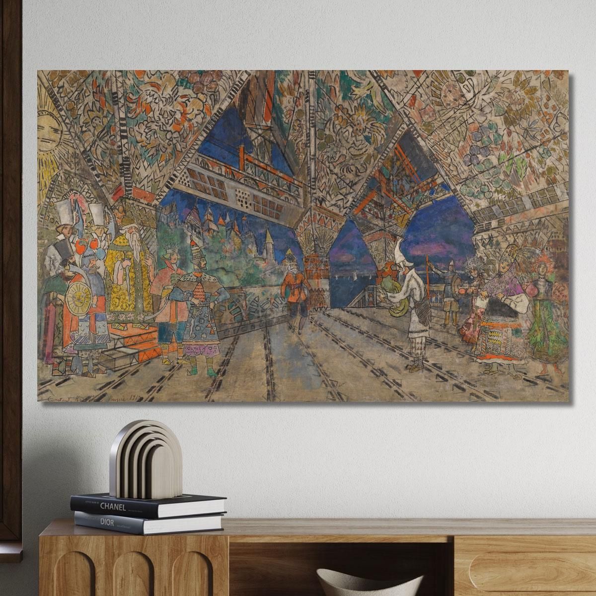 Stage Design For Le Coq D'Or Konstantin Alexeevich Korovin kak28 canvas print 