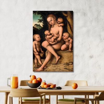 Caritas Lucas Cranach the Elder lce10 canvas print 