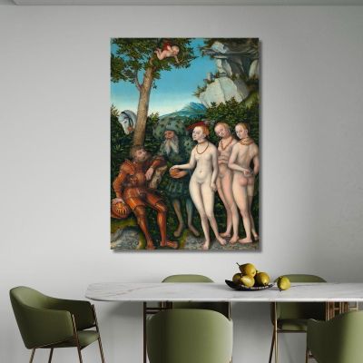 The Judgment Of Paris Lucas Cranach the Elder lce21 canvas print 