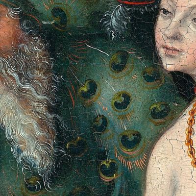 The Judgment Of Paris Lucas Cranach the Elder lce21 canvas print