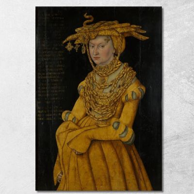 Portrait Of The Duchess Catherine Lucas Cranach the Elder lce54 canvas print 