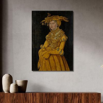 Portrait Of The Duchess Catherine Lucas Cranach the Elder lce54 canvas print 