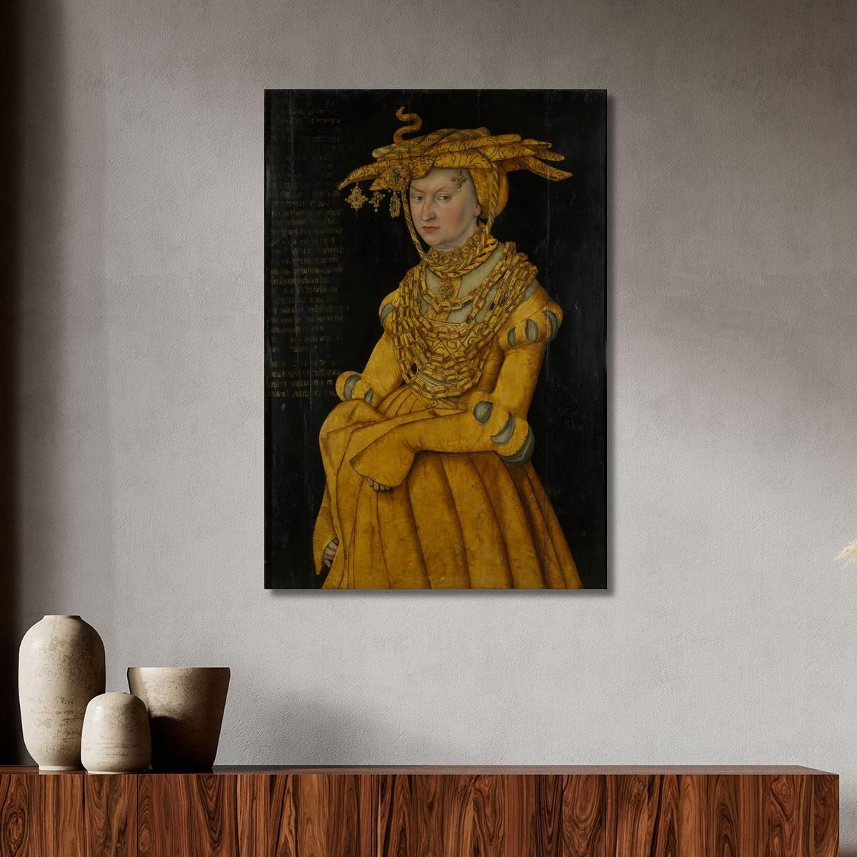Portrait Of The Duchess Catherine Lucas Cranach the Elder lce54 canvas print 