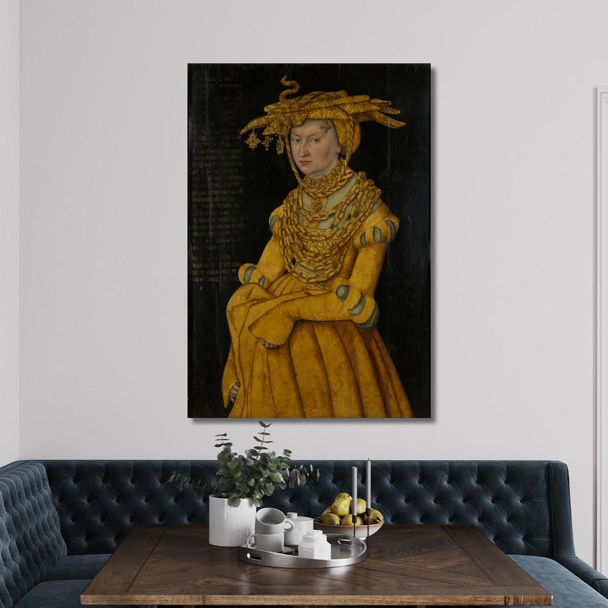 Portrait Of The Duchess Catherine Lucas Cranach the Elder lce54 canvas print 