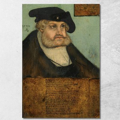 Portrait Of The Elector Frederick Iii The Wise Of Saxony 1463–1525 Lucas Cranach the Elder lce55 canvas print 