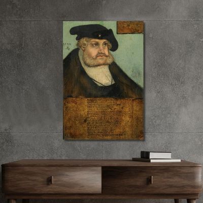 Portrait Of The Elector Frederick Iii The Wise Of Saxony 1463–1525 Lucas Cranach the Elder lce55 canvas print 