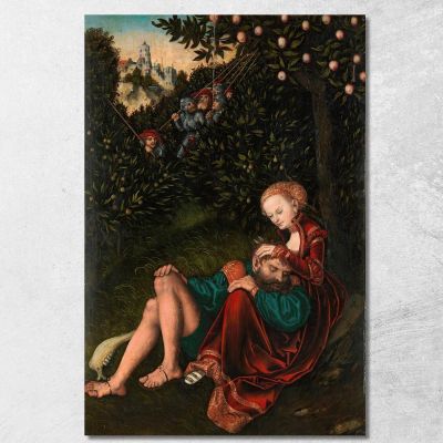 Samson And Delilah Lucas Cranach the Elder lce59 canvas print 