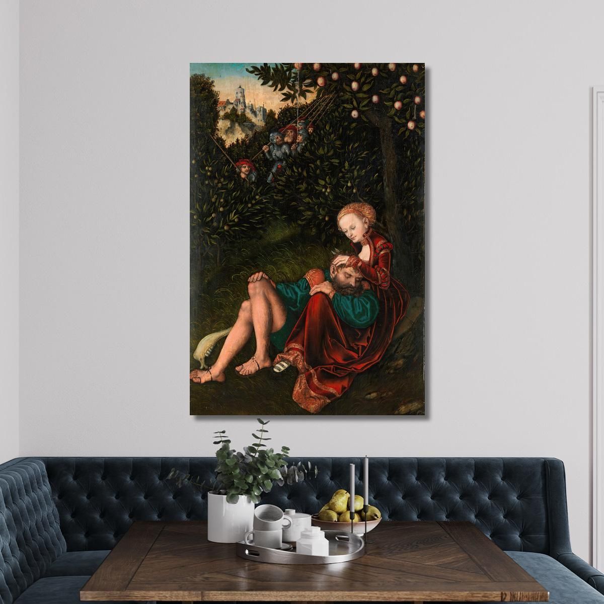 Samson And Delilah Lucas Cranach the Elder lce59 canvas print 