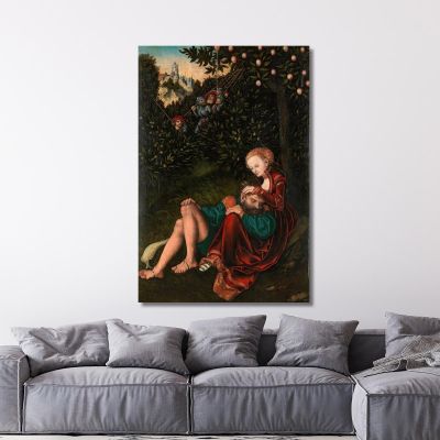 Samson And Delilah Lucas Cranach the Elder lce59 canvas print 