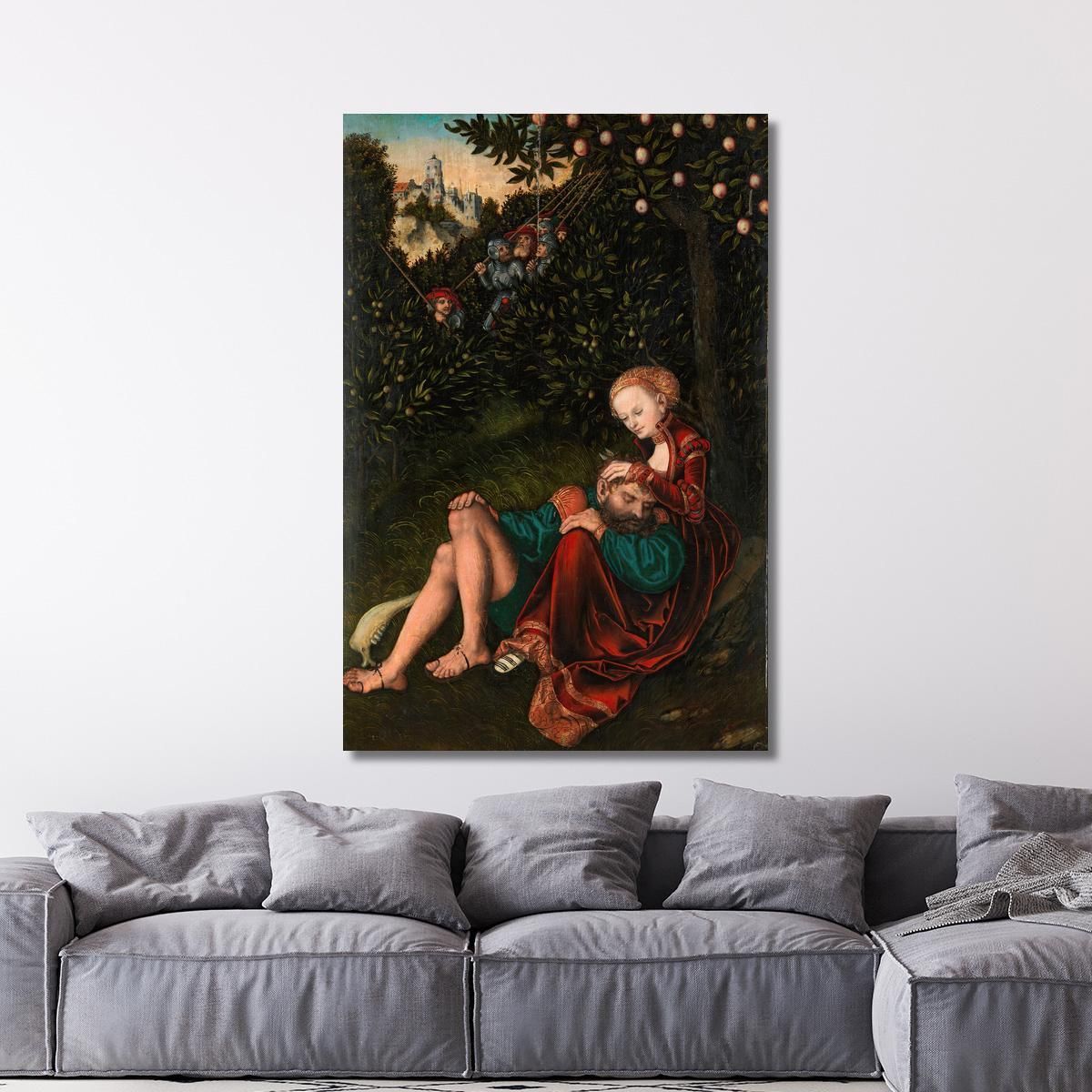 Samson And Delilah Lucas Cranach the Elder lce59 canvas print 