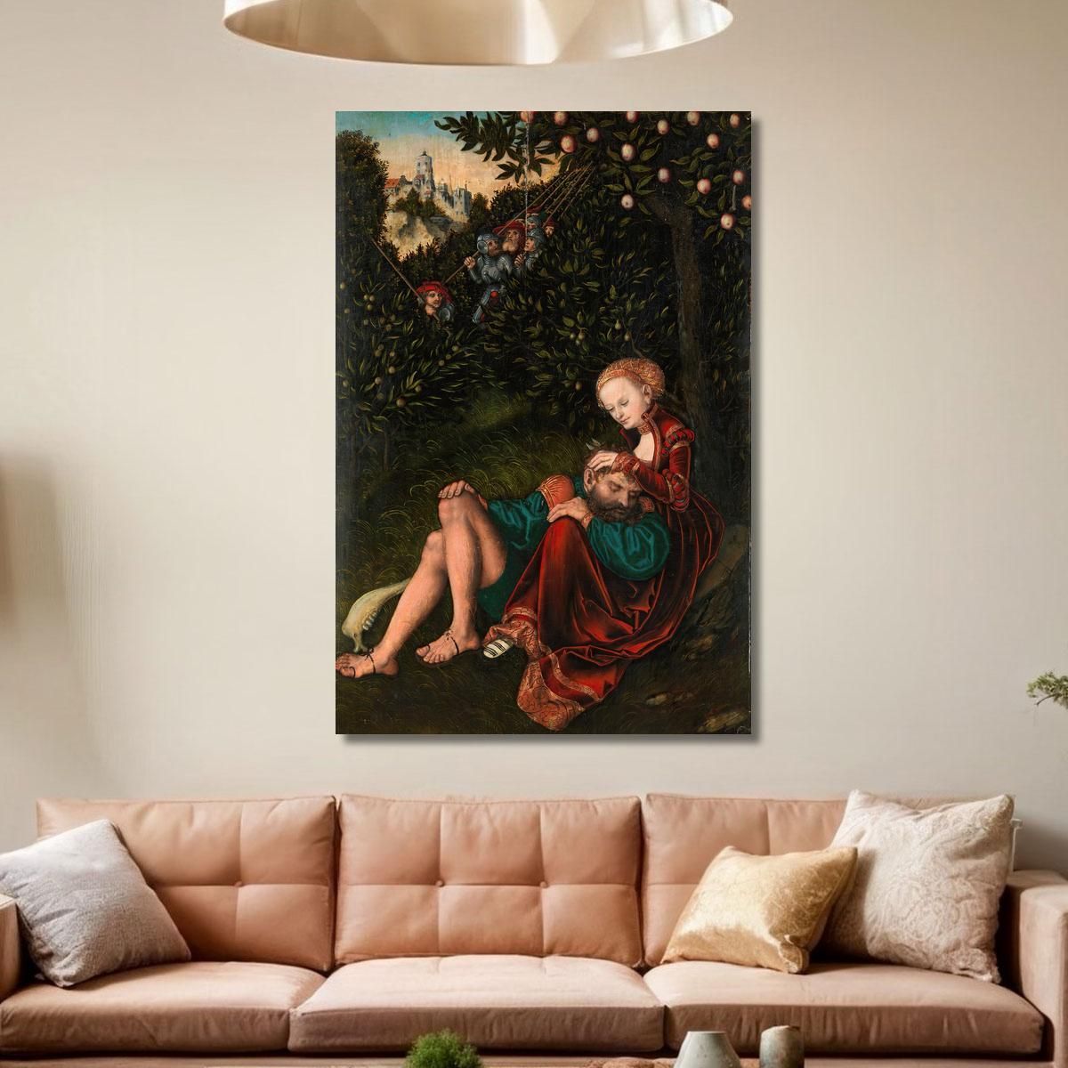Samson And Delilah Lucas Cranach the Elder lce59 canvas print 