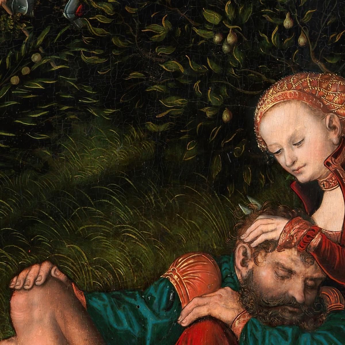 Samson And Delilah Lucas Cranach the Elder lce59 canvas print