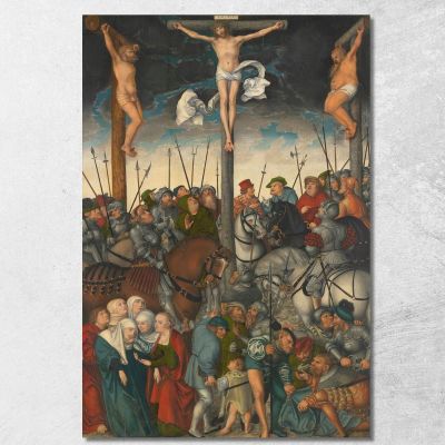 The Crucifixion 3 Lucas Cranach the Elder lce63 canvas print 