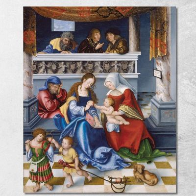 The Holy Kinship Lucas Cranach the Elder lce70 canvas print 