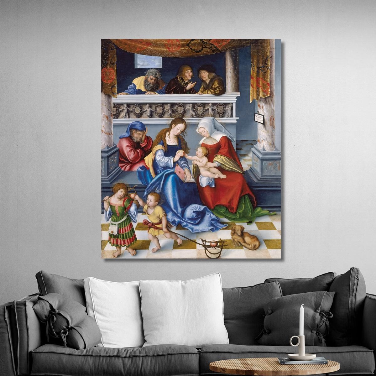 The Holy Kinship Lucas Cranach the Elder lce70 canvas print 