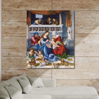 The Holy Kinship Lucas Cranach the Elder lce70 canvas print 