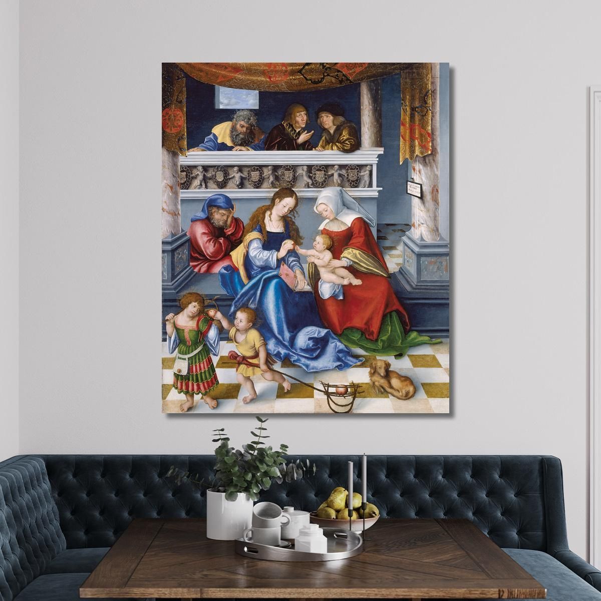 The Holy Kinship Lucas Cranach the Elder lce70 canvas print 