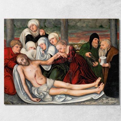 The Lamentation Lucas Cranach the Elder lce79 canvas print 