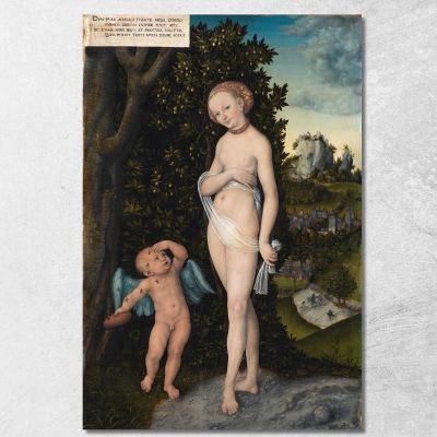 Venus With Cupid Stealing Honey Lucas Cranach the Elder lce91 canvas print 