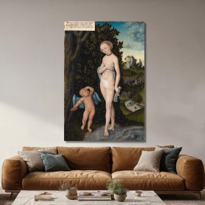 Venus With Cupid Stealing Honey Lucas Cranach the Elder lce91 canvas print 